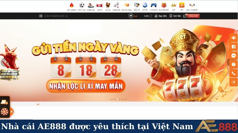 Trang Chủ 21 Nhà cái AE888 được yêu thích tại Việt Nam