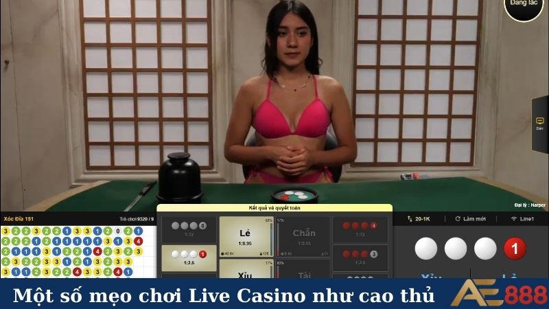 Live Casino AE888 - Bùng nổ cảm xúc, rinh quà liền tay! 6 Một số mẹo chơi Live Casino như cao thủ