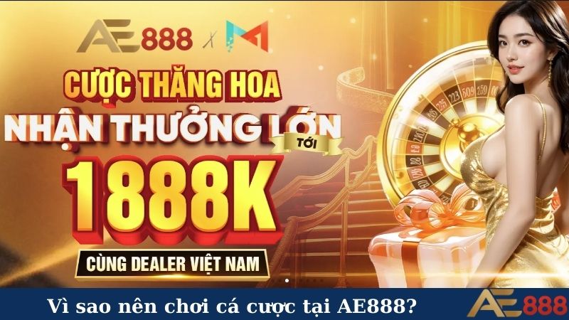 Cách rút tiền AE888 an toàn, uy tín, tiền về như gió! 6 Vì sao nên chơi cá cược tại AE888?